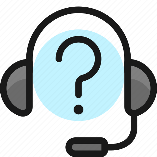 Headphones, customer, support, question icon - Download on Iconfinder