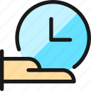 clock, time, hand