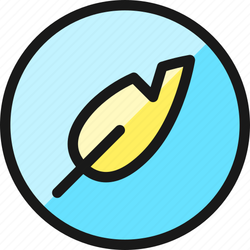 Quill, circle icon - Download on Iconfinder on Iconfinder