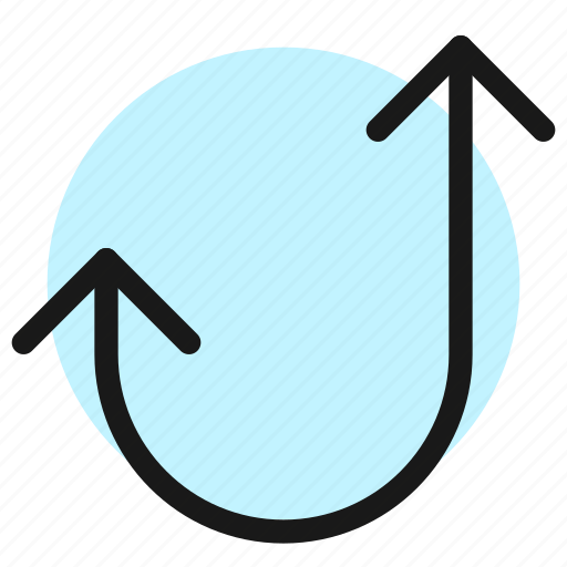 Button, arrow, curve icon - Download on Iconfinder