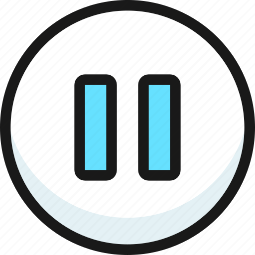 Pause, button icon - Download on Iconfinder on Iconfinder