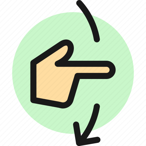 Swipe, vertical, gesture, down icon - Download on Iconfinder