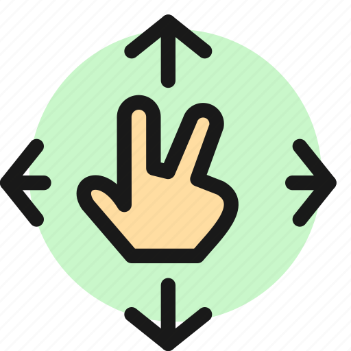 Gesture, two, fingers, expand, all icon - Download on Iconfinder