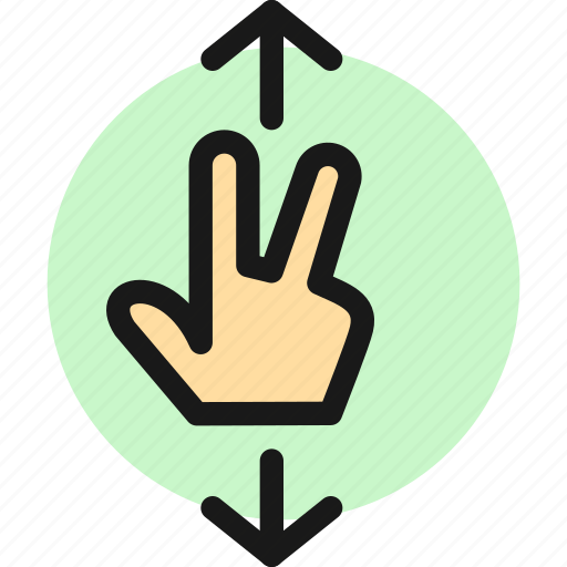 Gesture, two, fingers, scroll icon - Download on Iconfinder