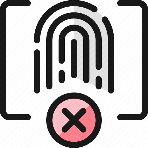 Touch, id, denied icon - Download on Iconfinder