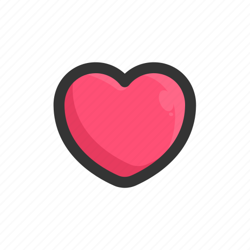 Heart, hearts, interface, like, love, valentine icon - Download on Iconfinder