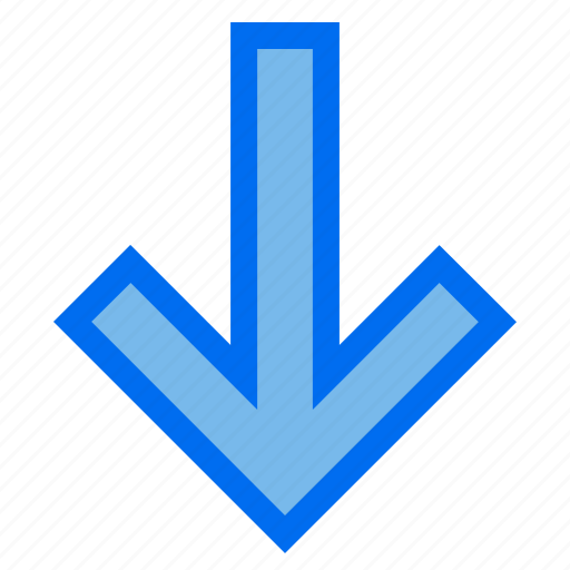 1, down, arrow, download, bottom, arrows icon - Download on Iconfinder