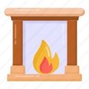 fireplace, fire furnace, hearth, fireside, fire pit