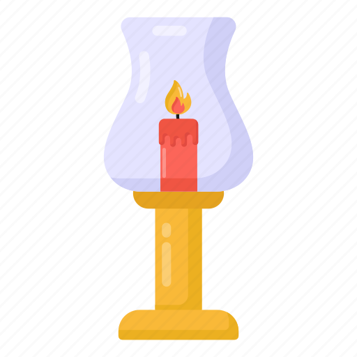 Candle stand, candle holder, candle flame, lantern, tea light holder icon - Download on Iconfinder