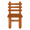 chair, wooden chair, armless chair, seat, furniture