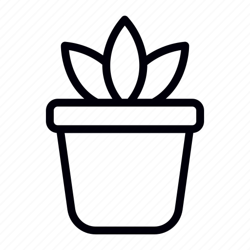 Plant, pot, flower, furniture, and, household icon - Download on Iconfinder