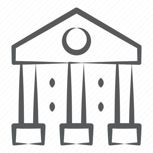 Architecture, bank, bank building, depository home, financial institute icon - Download on Iconfinder