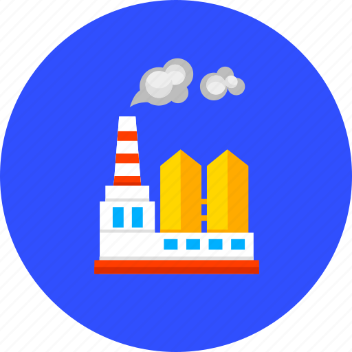 Plant, ecology, factory, industry, machine, pollution, work icon - Download on Iconfinder