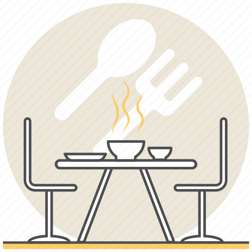 Design, dining, dinner, interior, restaurant, room icon - Download on Iconfinder