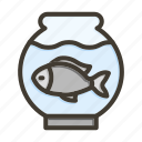 fishbowl, animal, live fish, fish, sea