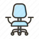 chair, furniture, seat, interior, office