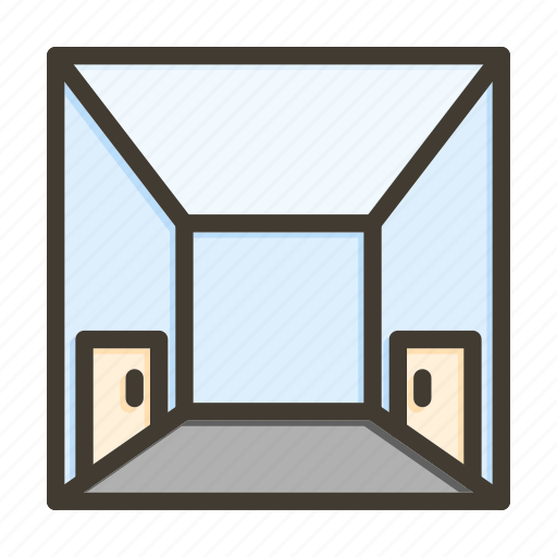 Hallway, interior, office, work, worker icon - Download on Iconfinder