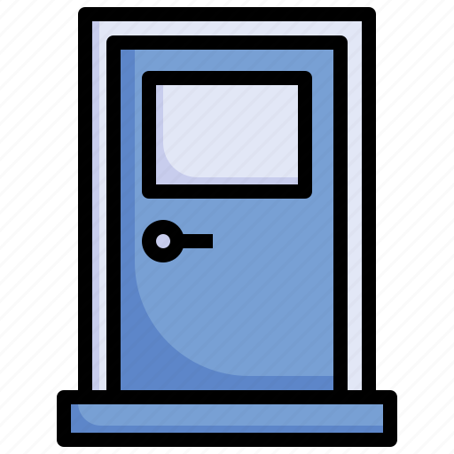Door, furniture, and, household, tools, utensils, doorway icon - Download on Iconfinder