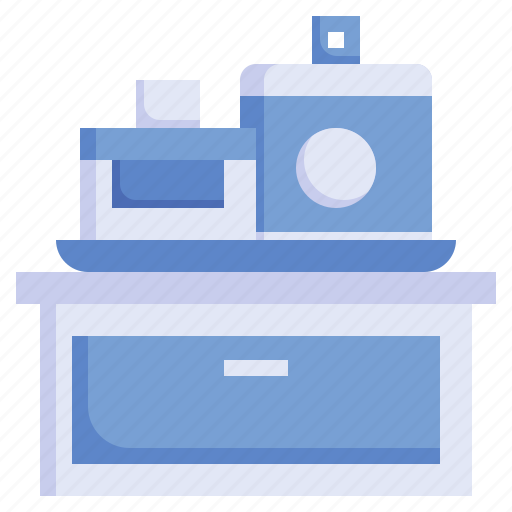 Drawer, cabinet, furniture, and, household, interior, chest icon - Download on Iconfinder