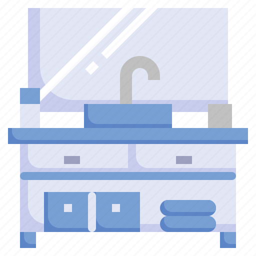 Sink, plumb, furniture, and, household, washbasin, pipes icon - Download on Iconfinder