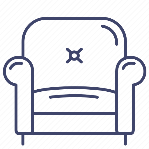 Armchair, chair, single, sofa icon - Download on Iconfinder