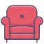 armchair, chair, single, sofa 