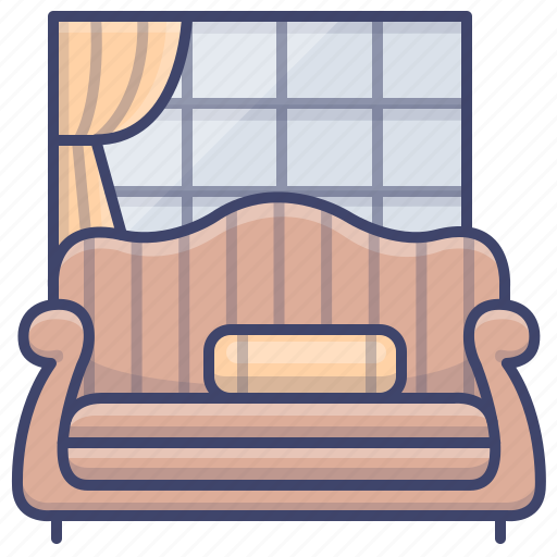 Camelback, couch, interior, sofa icon - Download on Iconfinder