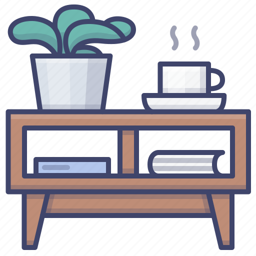 Coffee, furniture, interior, table icon - Download on Iconfinder