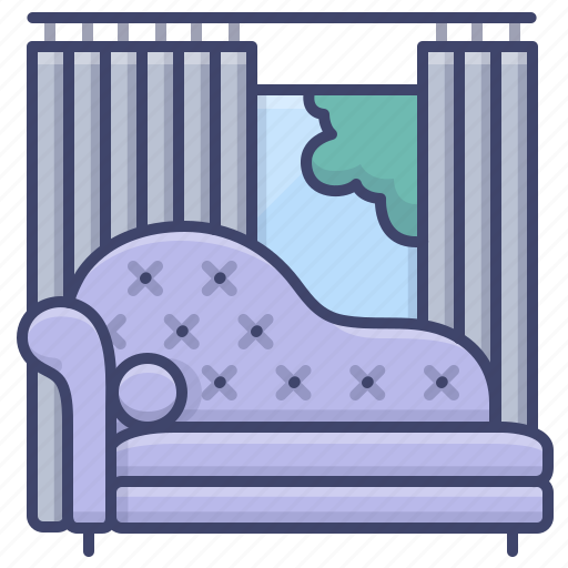 Chaise, interior, lounge, sofa icon - Download on Iconfinder