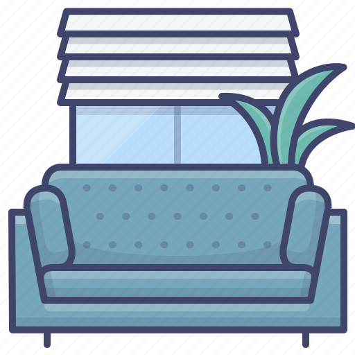 Couch, furniture, lawson, sofa icon - Download on Iconfinder