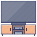 cabinet, interior, television, tv 