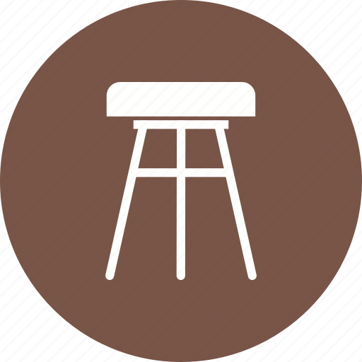 Chair, furniture, object, seat, stool, wood, wooden icon - Download on Iconfinder