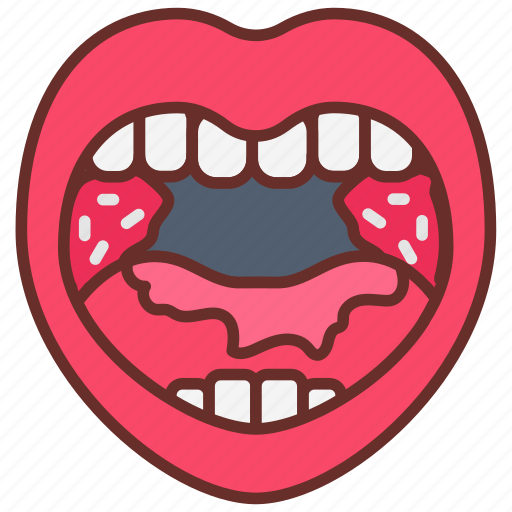 Tonsil, disease, mouth, teeth, tongue, infection icon - Download on Iconfinder