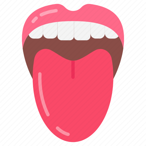 Tongue, taste, buds, reception, teeth, hygiene icon - Download on Iconfinder