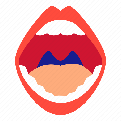 Mouth, throat, open, tongue, dental icon - Download on Iconfinder
