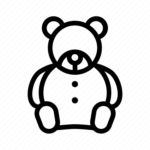 Teddy, bear, baby, infant, toy icon - Download on Iconfinder