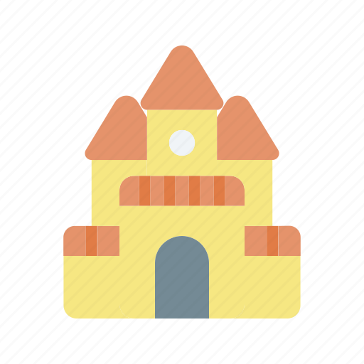 Castle, building, palace, child, balloon icon - Download on Iconfinder