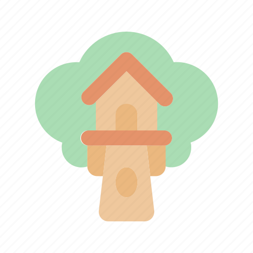 Tree, house, trees, forest, game icon - Download on Iconfinder