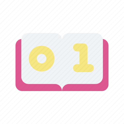 Book, reading, number, shape, child icon - Download on Iconfinder