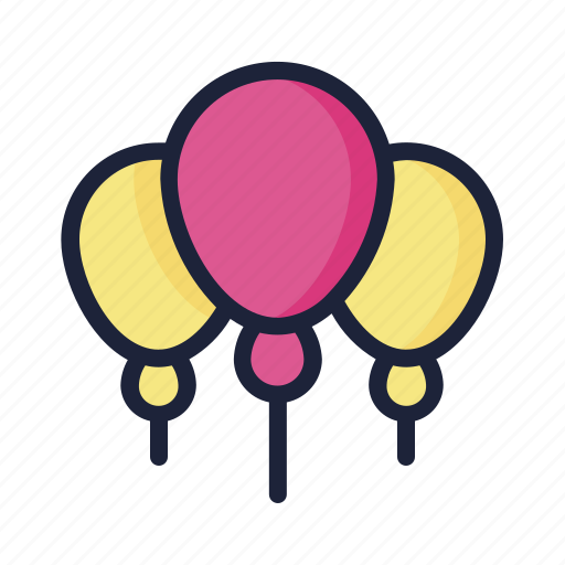 Balloon, child, party, entertainment, toy icon - Download on Iconfinder