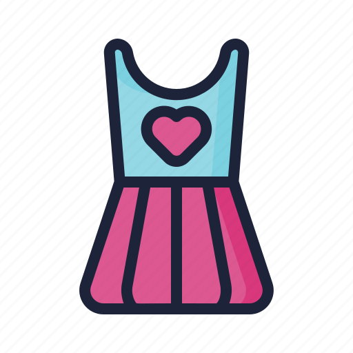 Dress, clothing, woman, child, party icon - Download on Iconfinder
