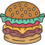 burger, bun, sandwich, tasty, delicious 