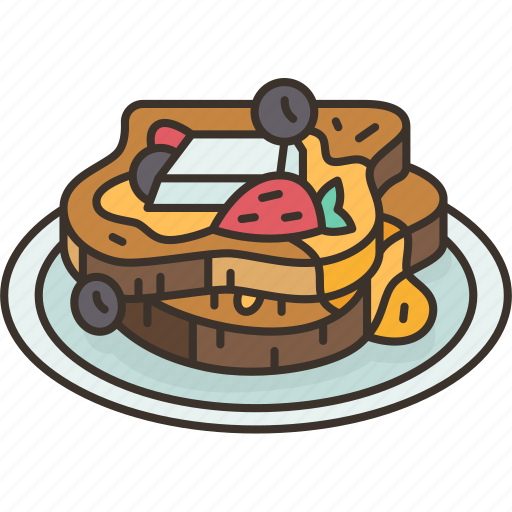 Toast, french, dessert, bread, syrup icon - Download on Iconfinder