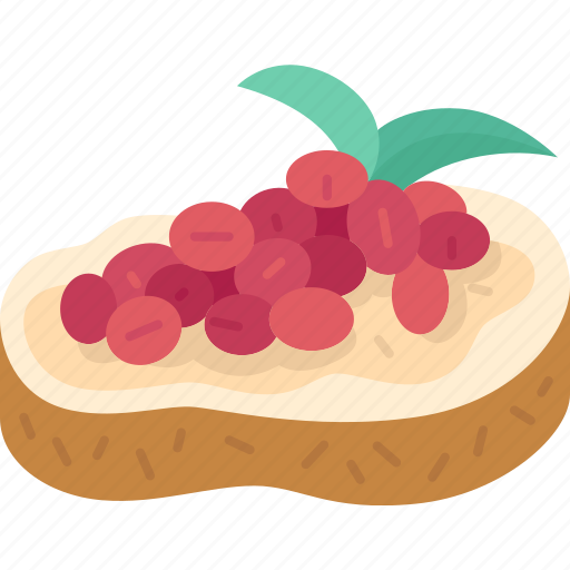 Bruschetta, tomato, bread, appetizers, italian icon - Download on Iconfinder