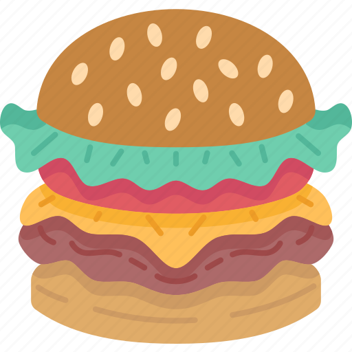 Burger, bun, sandwich, tasty, delicious icon - Download on Iconfinder