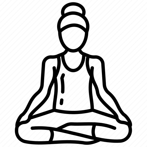 Easy, pose, lotus, position, zen, sitting, comfortable icon - Download on Iconfinder