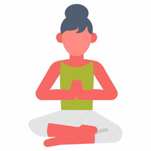 Meditation, speculation, yoga, pose, cogitation, deep, thought icon - Download on Iconfinder