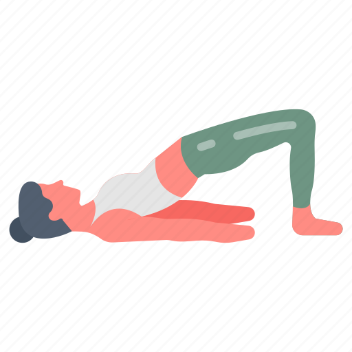 Bridge, pose, yoga, sanskrit, exercise, fitness, exercises icon - Download on Iconfinder