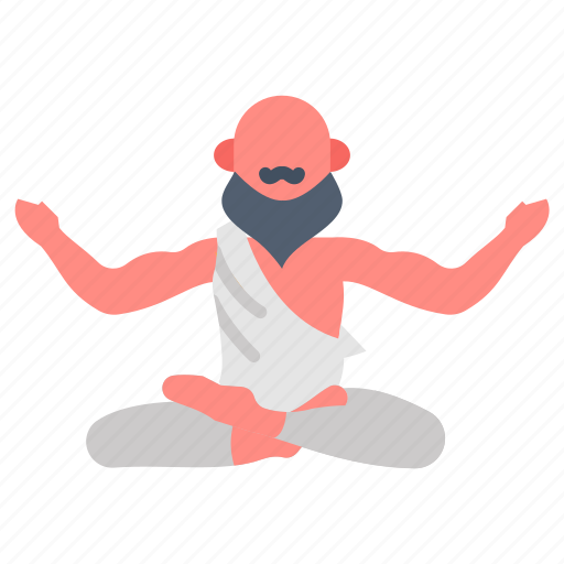Yogi, baba, guru, master, meditation, teacher, instructor icon - Download on Iconfinder