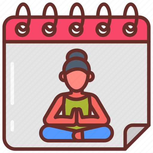Yoga, schedule, training, time, table, calendar, workshop icon - Download on Iconfinder